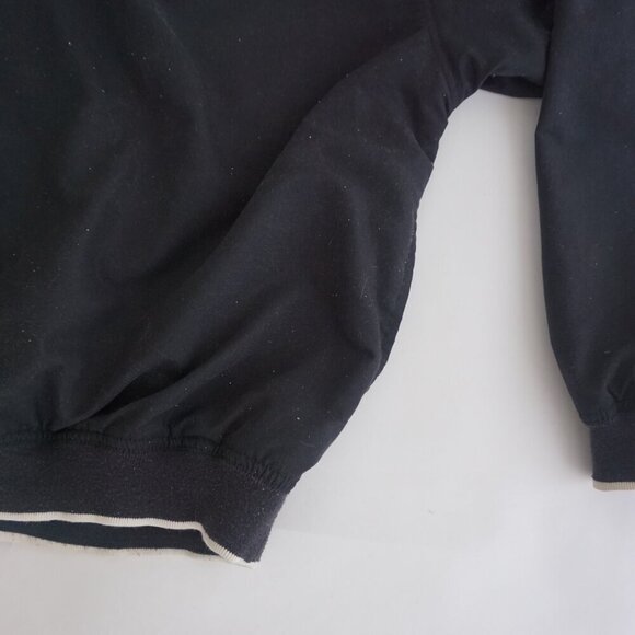 Vintage Sope Creek Black Nylon Golf Windbreaker Jacket Size Large - Picture 5 of 10